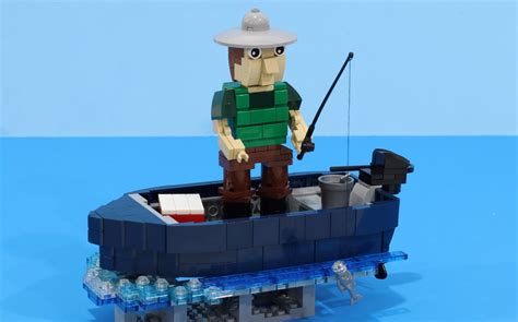 LEGO MOC Fisherman Kinetic Sculpture by JKBrickworks | Rebrickable - Build with LEGO