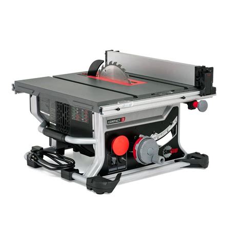 SawStop 15 Amp 120-Volt 60 Hz Compact Table Saw CTS-120A60 - The Home Depot