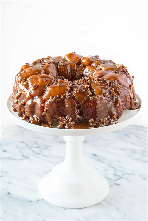 pecan praline king cake monkey bread - Bake Love Give