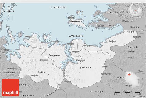 Gray 3D Map of Mwanza