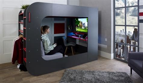 Trasman Pod 2 Gaming Bunk Bed is Dream Destination for Young Players