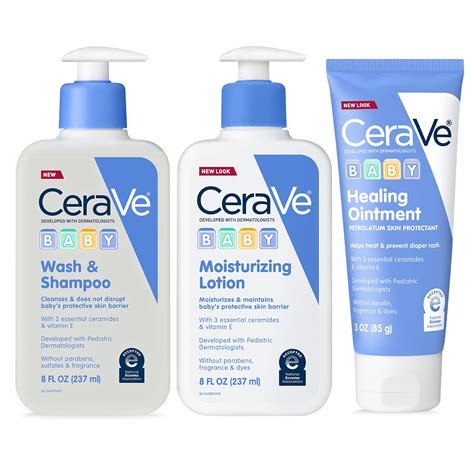 CeraVe Baby Essentials for Bath Time |Baby Wash&Shampoo, Baby Lotion ...