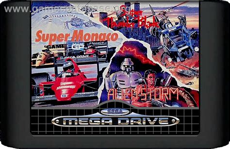 Mega Games 3 - Sega Genesis - Artwork - Cartridge