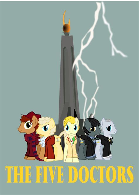 the five doctors cover by Vector-Brony on DeviantArt