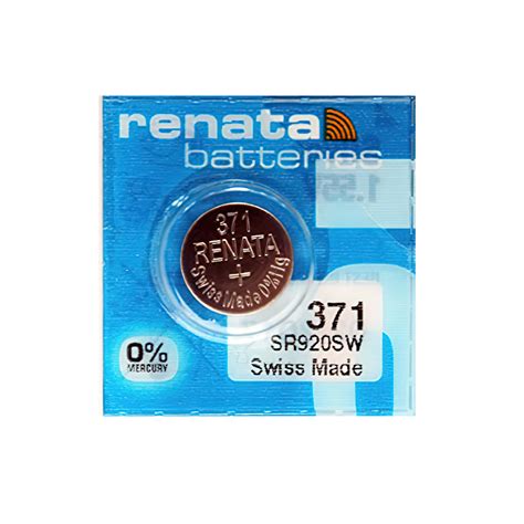 Renata 371 SR920SW Watch Batteries - Watch Central PH