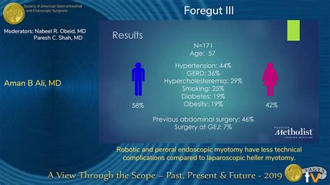 Robotic and peroral endoscopic myotomy have less technical complications - YouTube