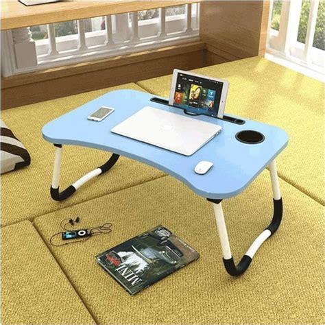 Buy LINGWEI Foldable Laptop Table Bed Table Bed Tray Laptop Desk Reading Table Stand Portable ...