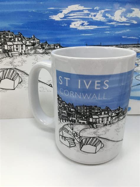 St Ives Cornwall Harbour Mug - Cornish Gems Shop