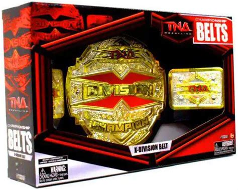 TNA Wrestling TNA Series 1 X-Division Champion Championship Belt Jakks ...