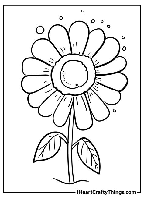 Daisy Flower Garden Coloring Pages