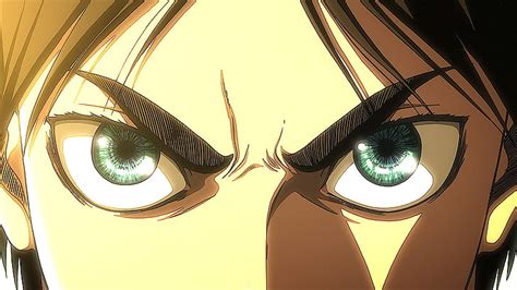 HD wallpaper: Anime, Attack On Titan, Eren Yeager, Green Eyes, Shingeki ...