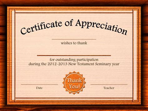 Free Appreciation Certificate Templates Supplier Contract ...