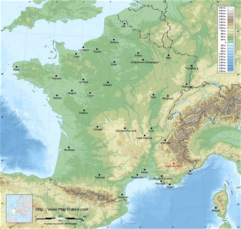 ROAD MAP DIGNE-LES-BAINS : maps of Digne-les-Bains 04000
