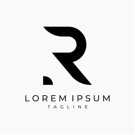 Premium Vector | Logo design initial letter R template with geometry ...