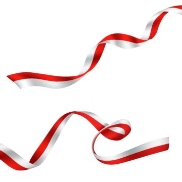 Merah Putih Vector PNG Images, Indonesia Flag Ribbon Bendera Merah ...