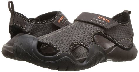 Crocs Men's Swiftwater Mesh Sandal, Espresso, 11 M US on Galleon Philippines