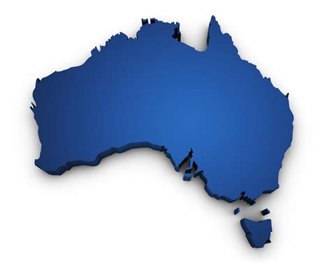 Australia Map Shape