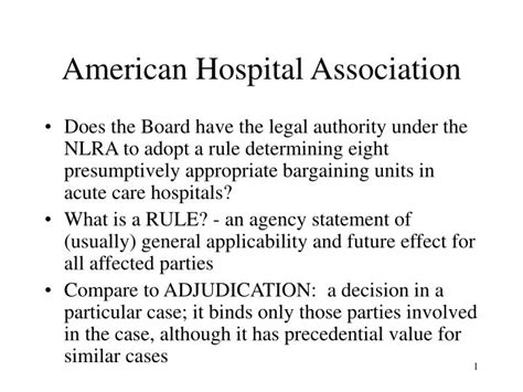 PPT - American Hospital Association PowerPoint Presentation, free download - ID:501959