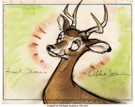 Bambi Storyboard/Concept Drawing Original Art Signed by Ollie | Lot #95088 | Heritage Auctions