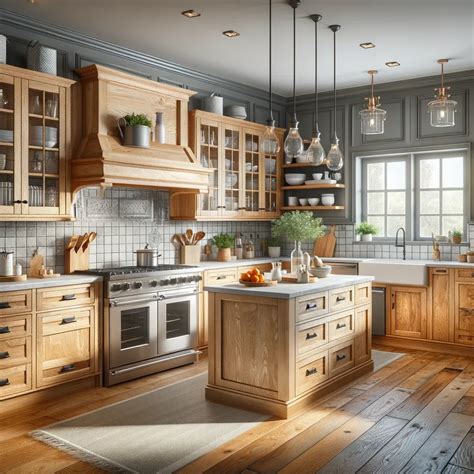 18 Farmhouse Kitchen Colors Perfect for Your Oak Cabinets