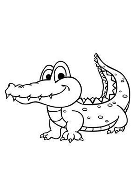 Coloring Pages | Baby Crocodile Coloring Pages For Kids