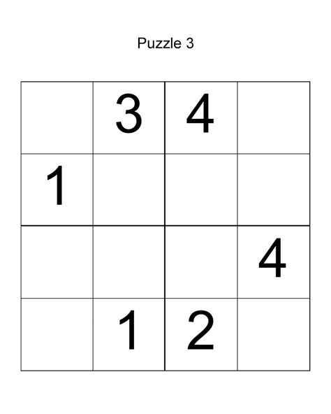 Simple Sudoku With Answers