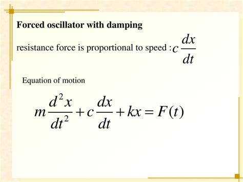 PPT - Damped Oscillations PowerPoint Presentation, free download - ID:1123035