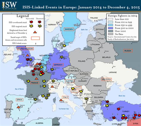 Download South West Asia And North Africa Map - Map Of Terror Attacks In Europe | Transparent ...