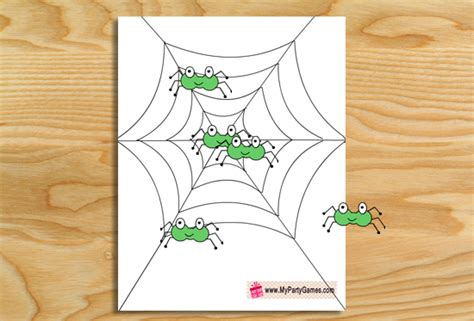 Pin the Spider on the web