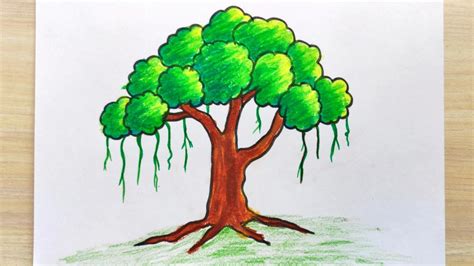 Aggregate more than 166 banyan tree drawing for kids latest - nanoginkgobiloba.vn