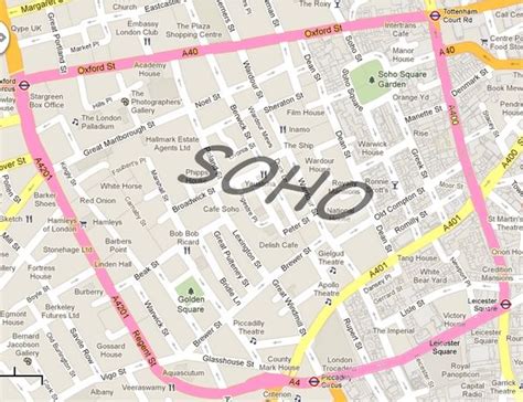 Reading, England | Soho, London clubs, Map