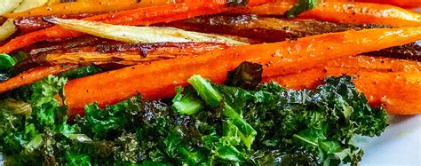 Roasted Carrots & Kale - Olivia's Organics