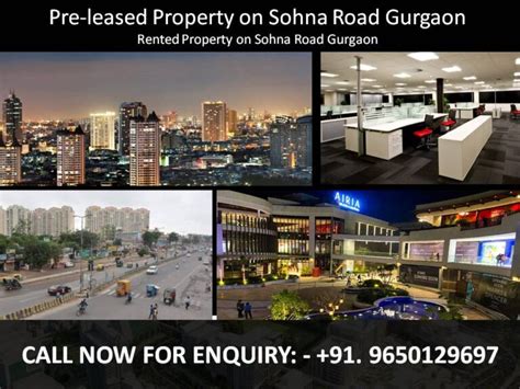 9650129697 || Pre leased Property on Sohna Road Gurgaon – Commercial Property – Pre Leased Property