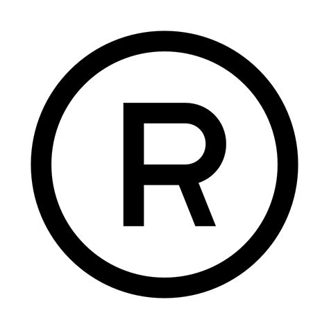 Copyright R Symbol (Registered Trademark) PNG Transparent Images | PNG All