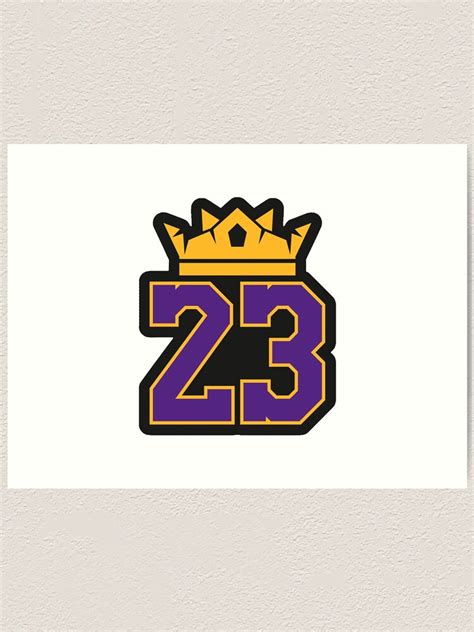 "LeBron James Lakers Logo" Art Print for Sale by BreadBoys | Redbubble