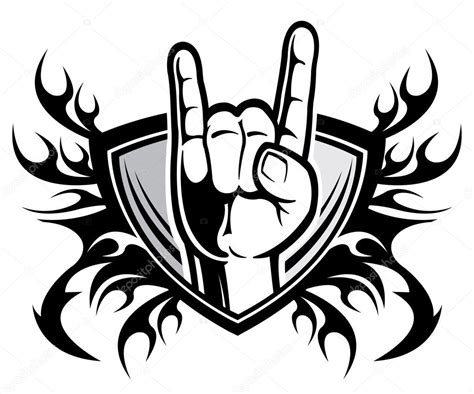 Rock And Roll Hand Sign Svg