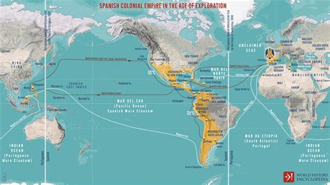 Spanish Colonial Empire in the Age of Exploration (Illustration ...