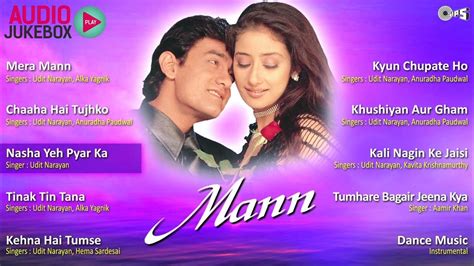 Mann Jukebox // Full Album Songs // Aamir Khan, Manisha Koirala ...