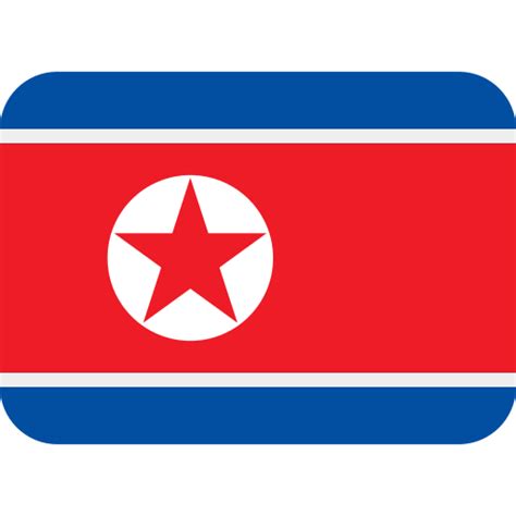 Famous Food 398paf: Nordkorea Flagge Emoji