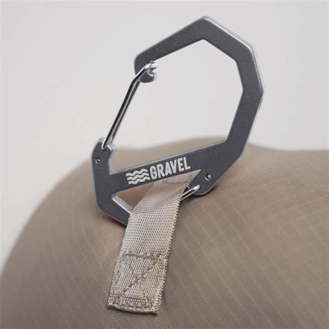 Double Gated Carabiner | Gray | Gravel