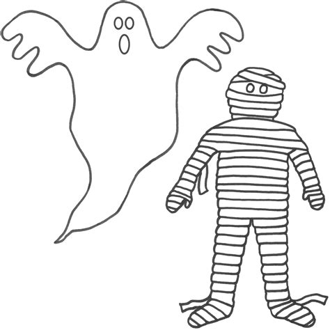 Free Printable Ghost Coloring Pages For Kids