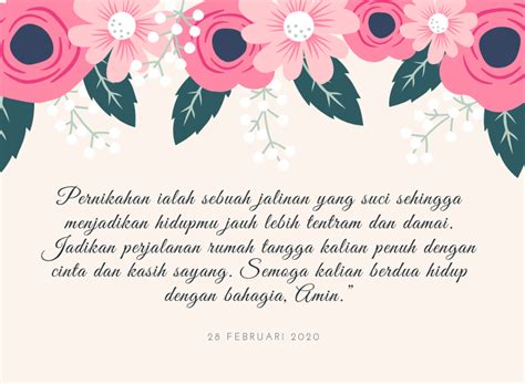 Ucapan Happy Wedding Islami – newstempo