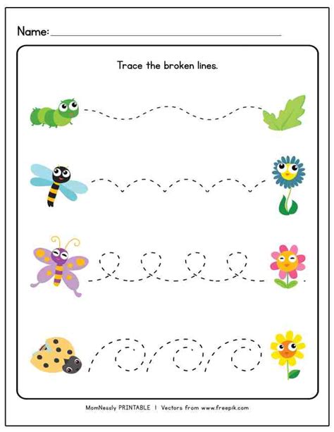 Trace Curved Lines Worksheets : Tracing Lines Worksheets The Teaching ...