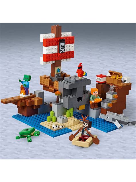 LEGO Minecraft 21152 Pirate Ship Adventure | Lego minecraft, Pirate ...