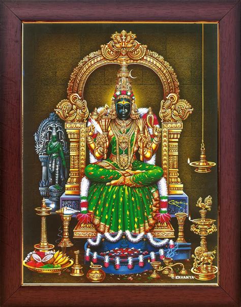 Buy Garuda Photos - Goddess Sri Kanchi Kamakshi Photo Frame; Kanchi Kanji Kamatchi Kamachi ...