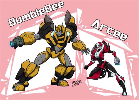 Transformers Prime Bumblebee And Arcee