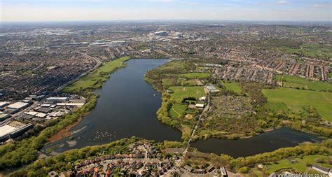 Brent Reservoir from the air | aerial photographs of Great Britain by ...