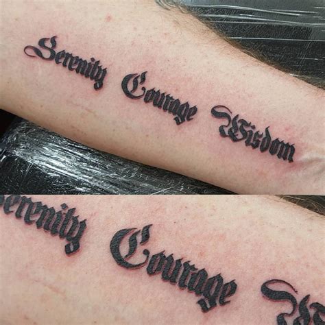 55 Inspiring Serenity Prayer Tattoo Designs-Serenity, Courage & Wisdom