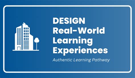 Course: Design Real-World Learning Experiences