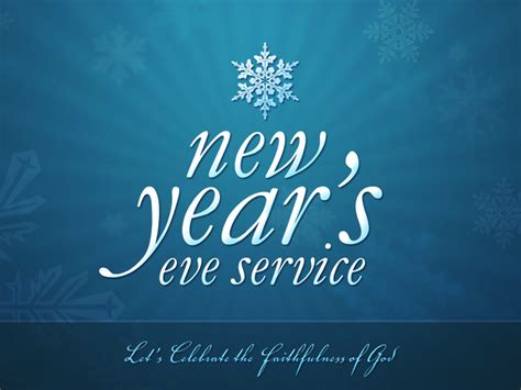 New Year’s Eve Service – Immanuel Lutheran Church